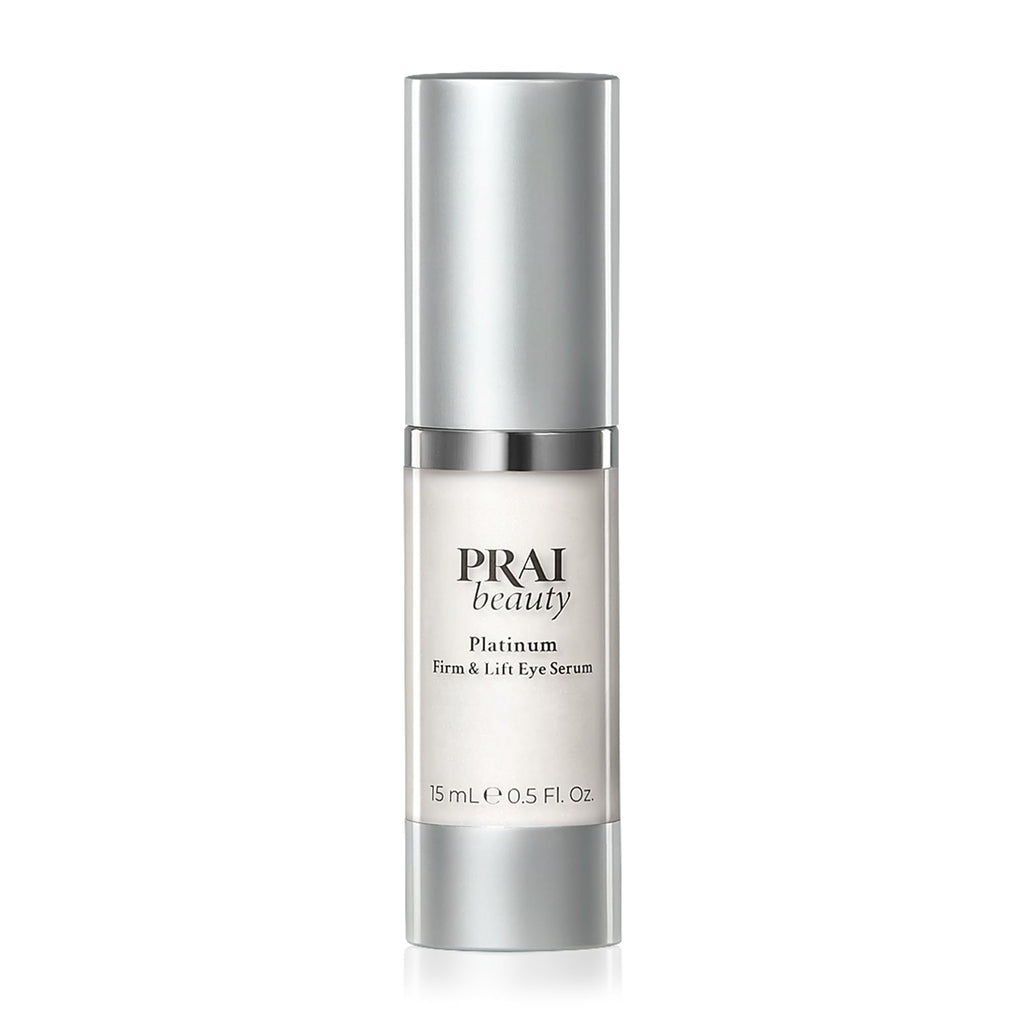 PRAI Beauty Platinum Firm and Lift Eye Serum | Hydrating Eye Care 0.5 oz