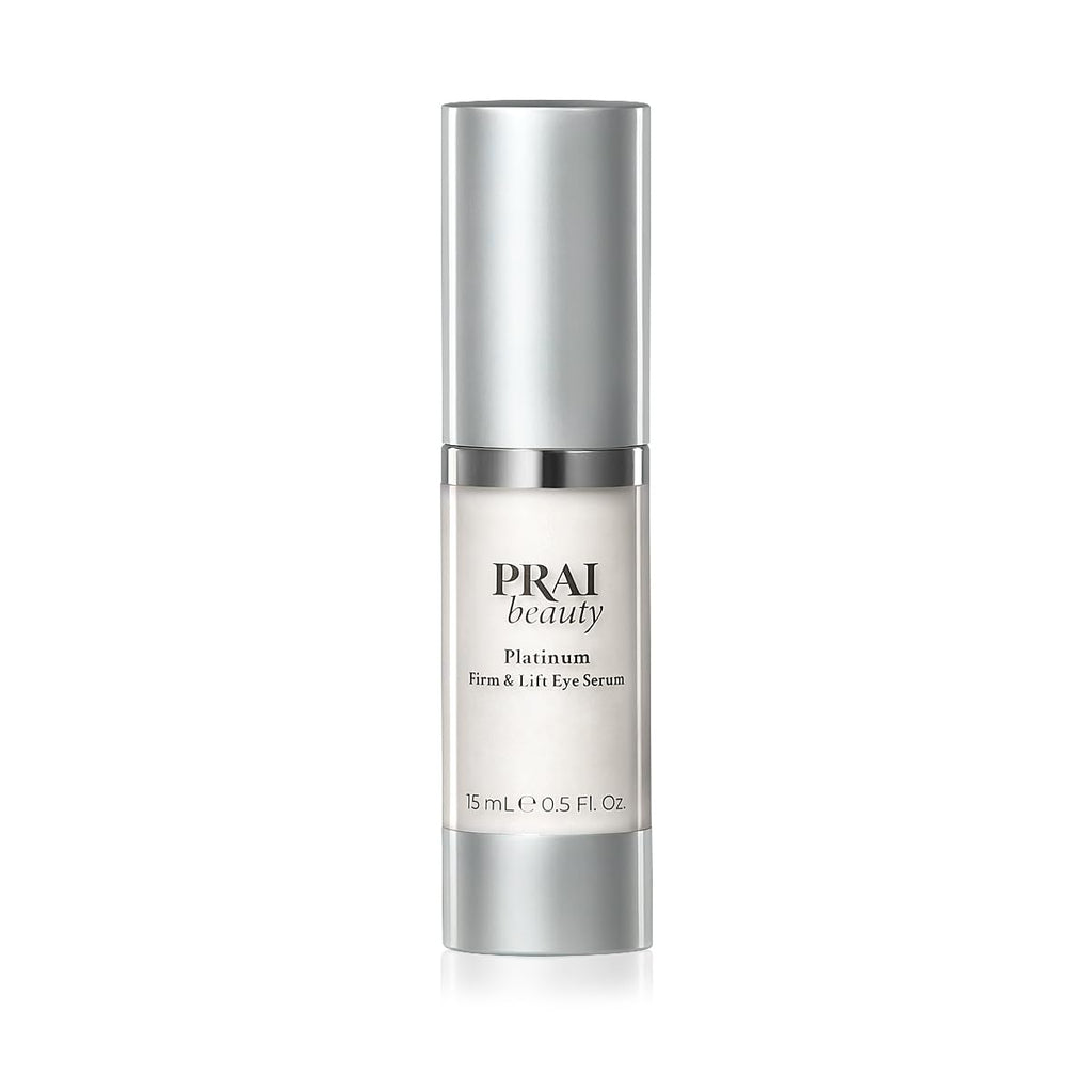 PRAI Beauty Platinum Firm and Lift Eye Serum | Hydrating Eye Care 0.5 oz