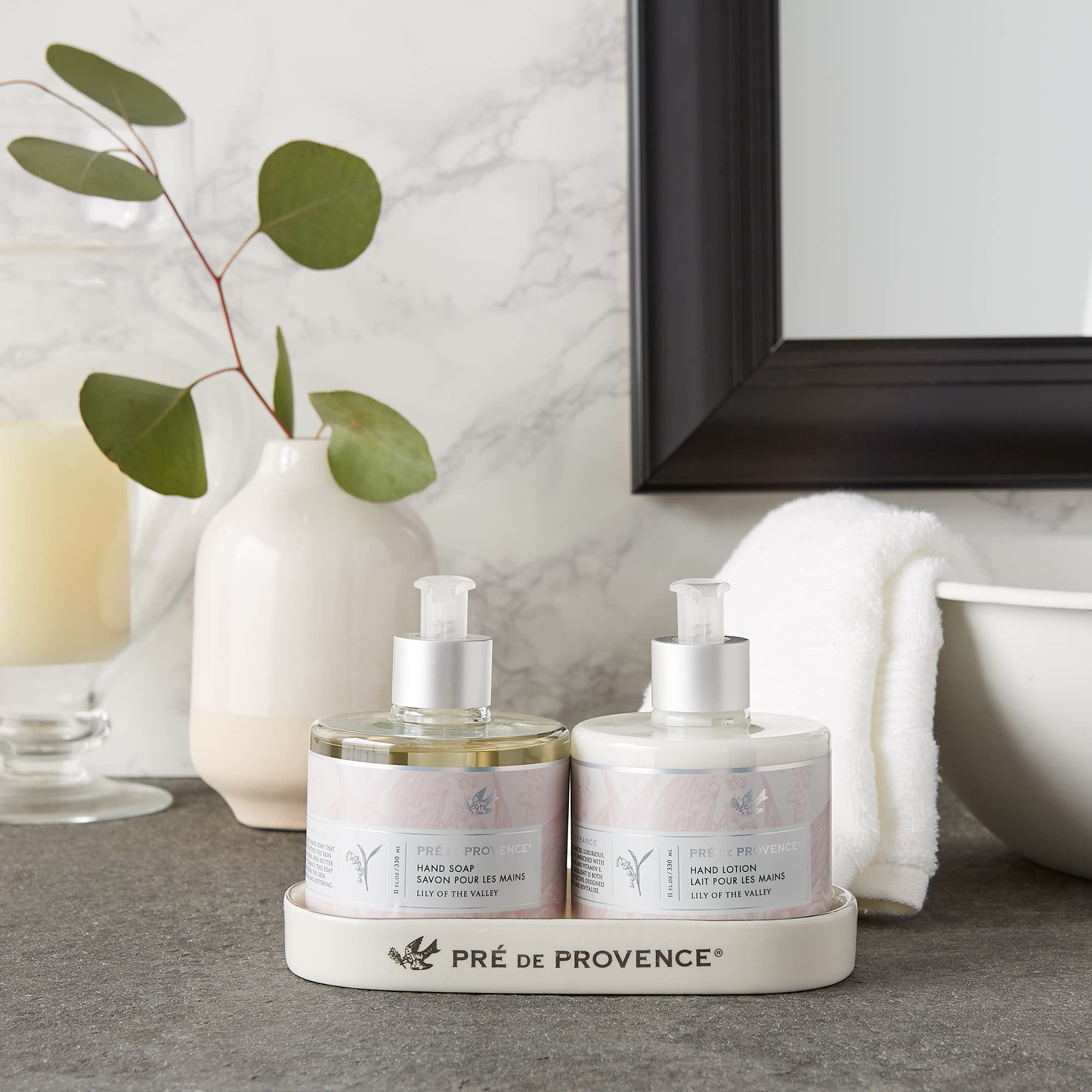 Pre de Provence Shea Butter Hand Lotion with Lily of the Valley – 11 oz