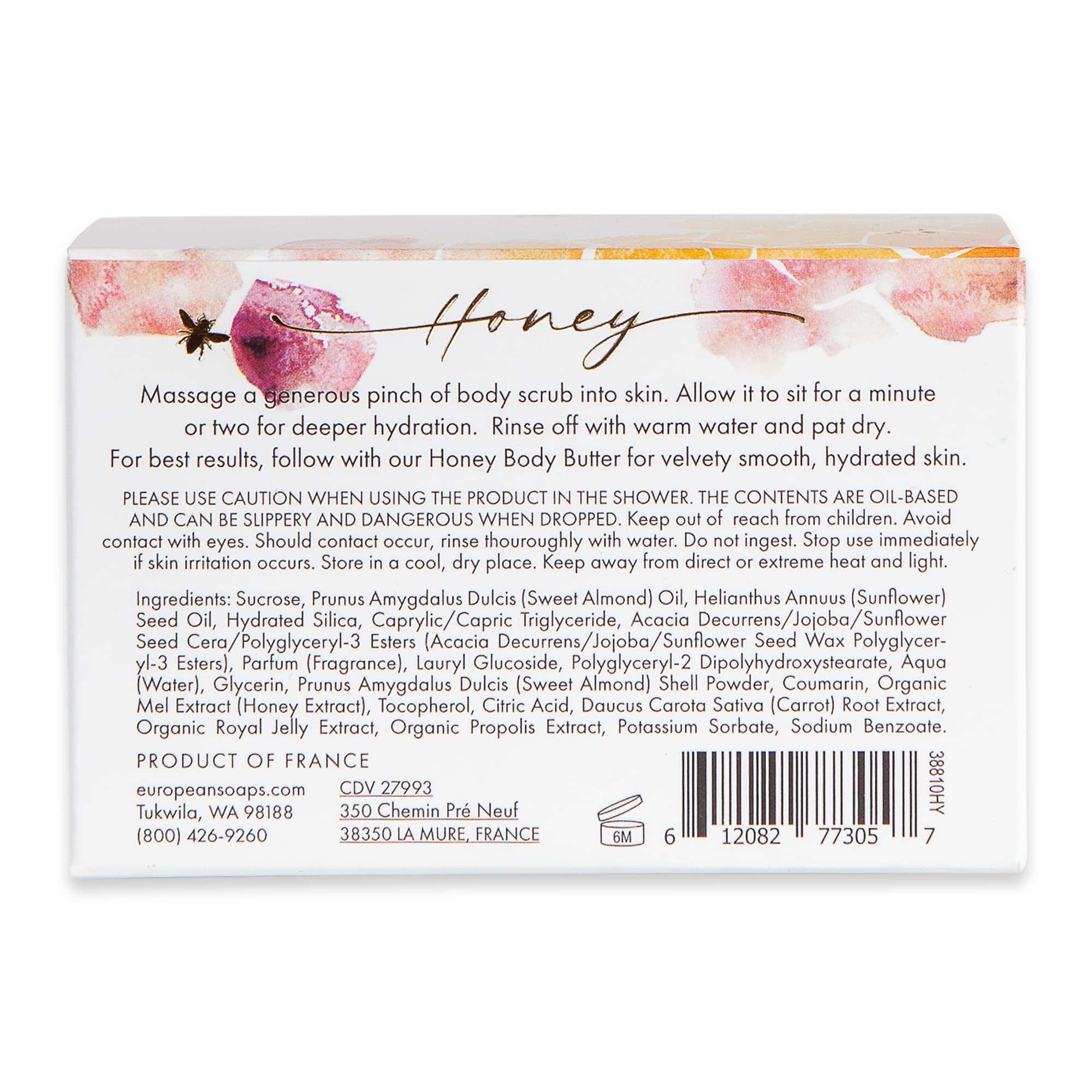 Pre de Provence Honey Collection Deeply Nourishing Body Scrub – 6.7 Fl Oz