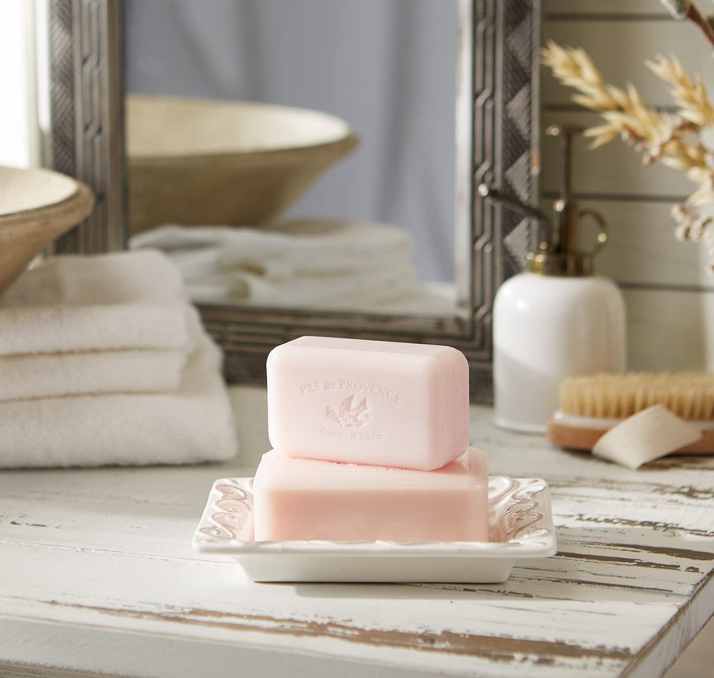 Pre de Provence Artisanal Soap Bar – Organic Shea Butter, Quad Milled, Lily of the Valley