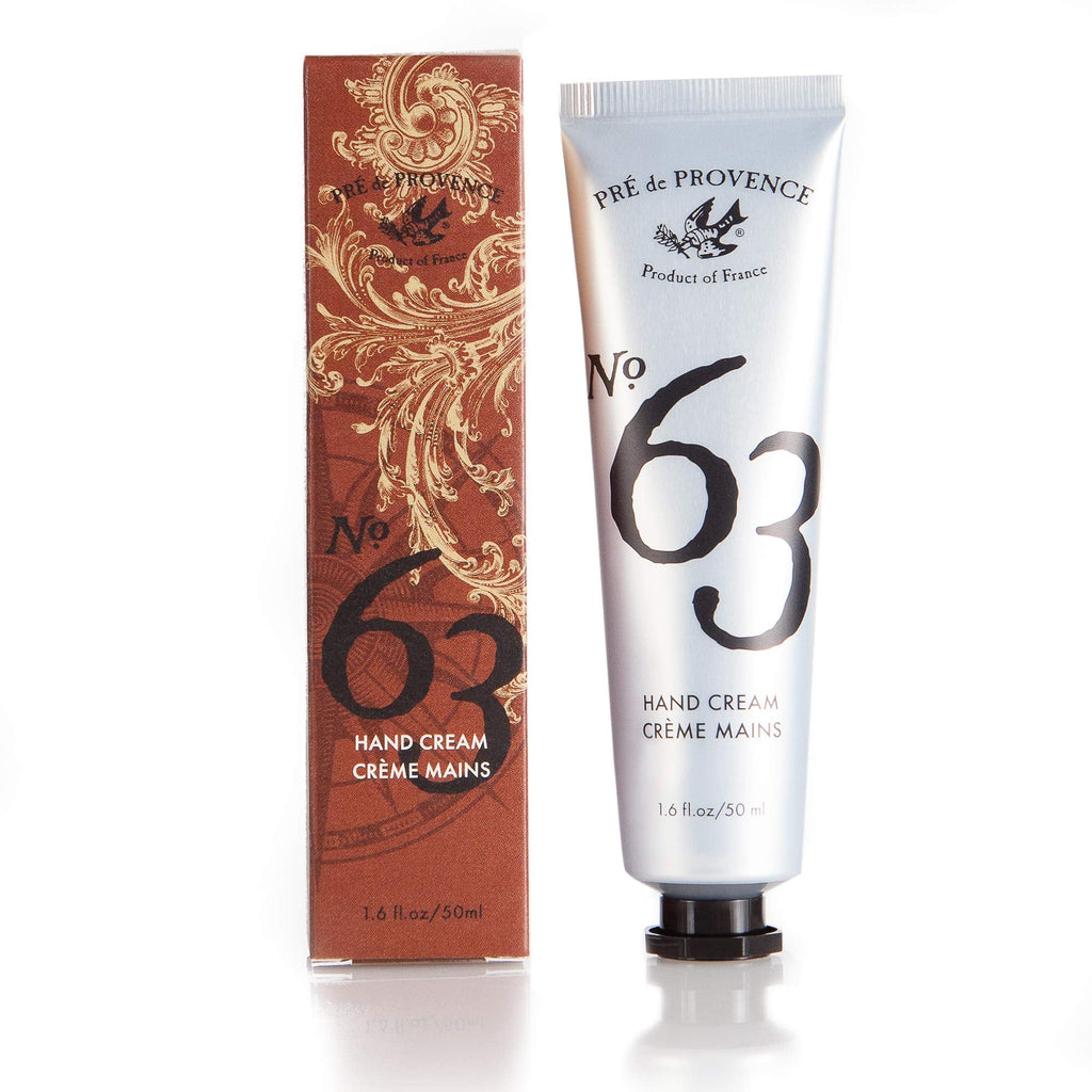 Pre de Provence No.63 Men's Collection Hand Cream – Deep Moisturization & Peppery Citrus Scent