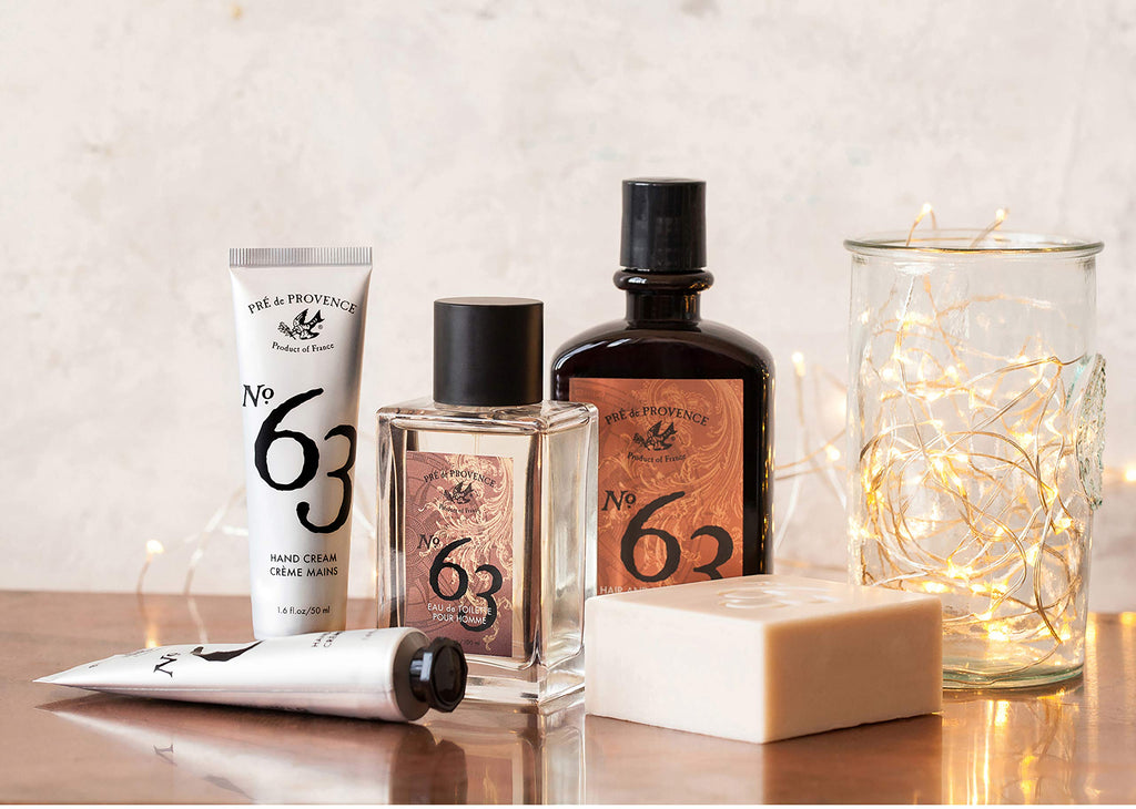 Pre de Provence No.63 Men's Collection Hand Cream – Deep Moisturization & Peppery Citrus Scent