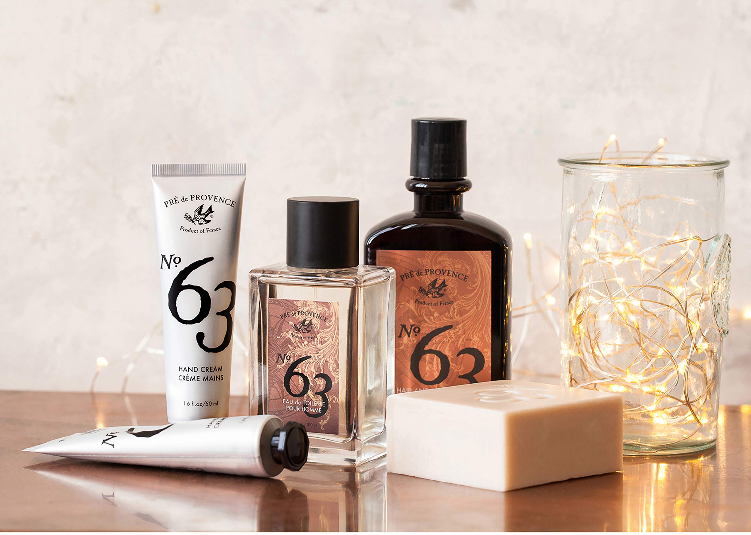 Pre de Provence No.63 Men's Collection Hand Cream – Deep Moisturization & Peppery Citrus Scent