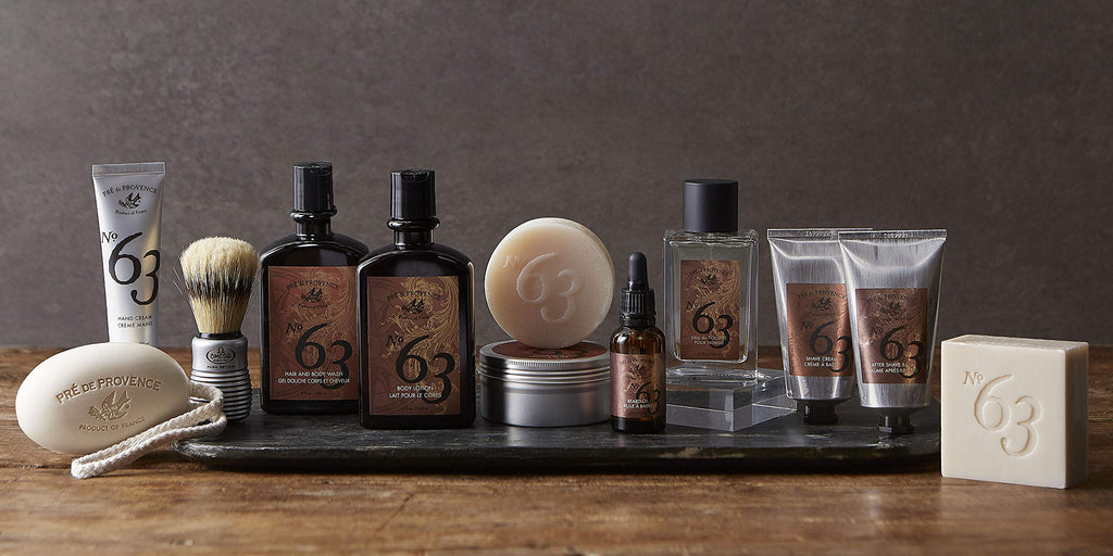 Pre de Provence No.63 Men's Collection Hand Cream – Deep Moisturization & Peppery Citrus Scent