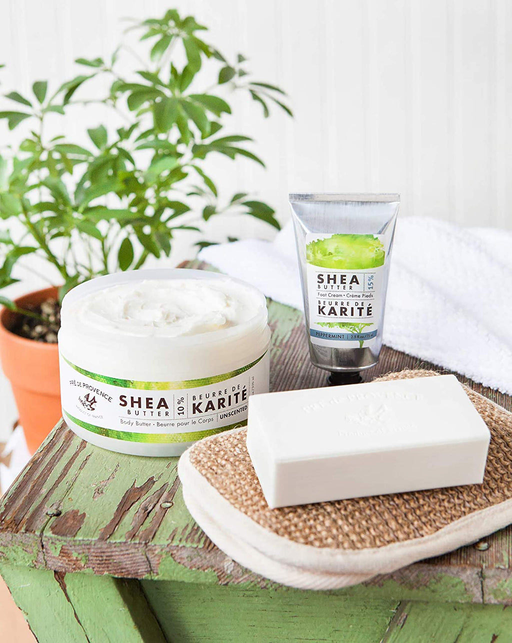 Pre de Provence Beurre De Karité Moisturizing Collection – Unscented Shea Butter Body Butter 500 ml