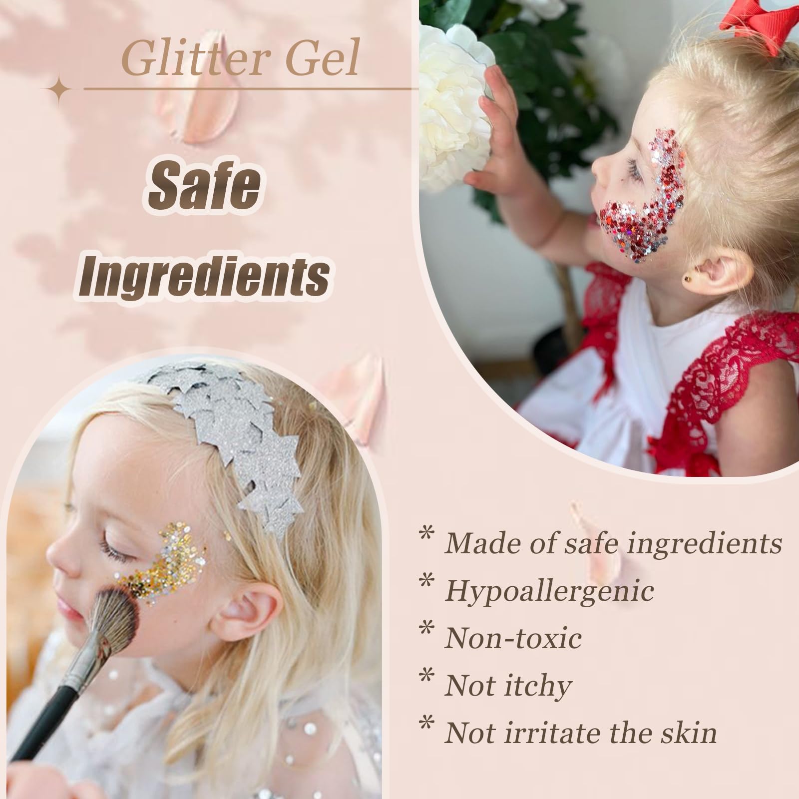 Prehot Face & Body Glitter Gel – Chunky Sparkles for Face & Hair
