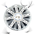 1000 Premade Volume Fans – Mixed 9–16mm, C/D Curl, 0.07mm Loose Fans for Lash Artists
