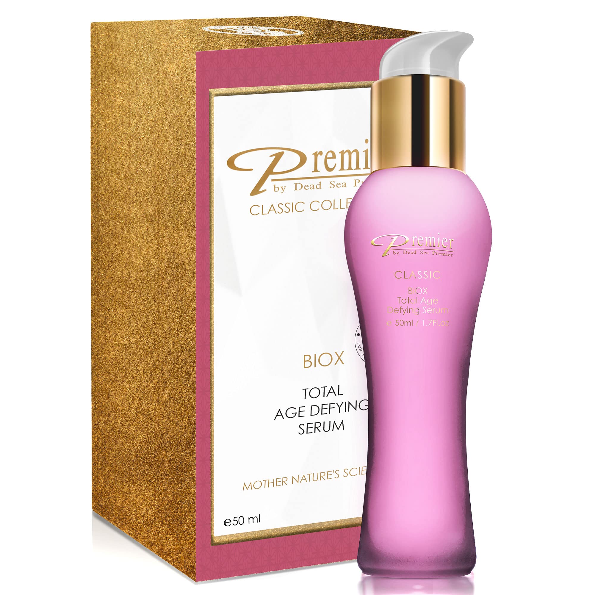 Premier Dead Sea BIOX Serum & BIOX Eye Cream – Total Age Treatment (1.7 oz + 0.34 oz)