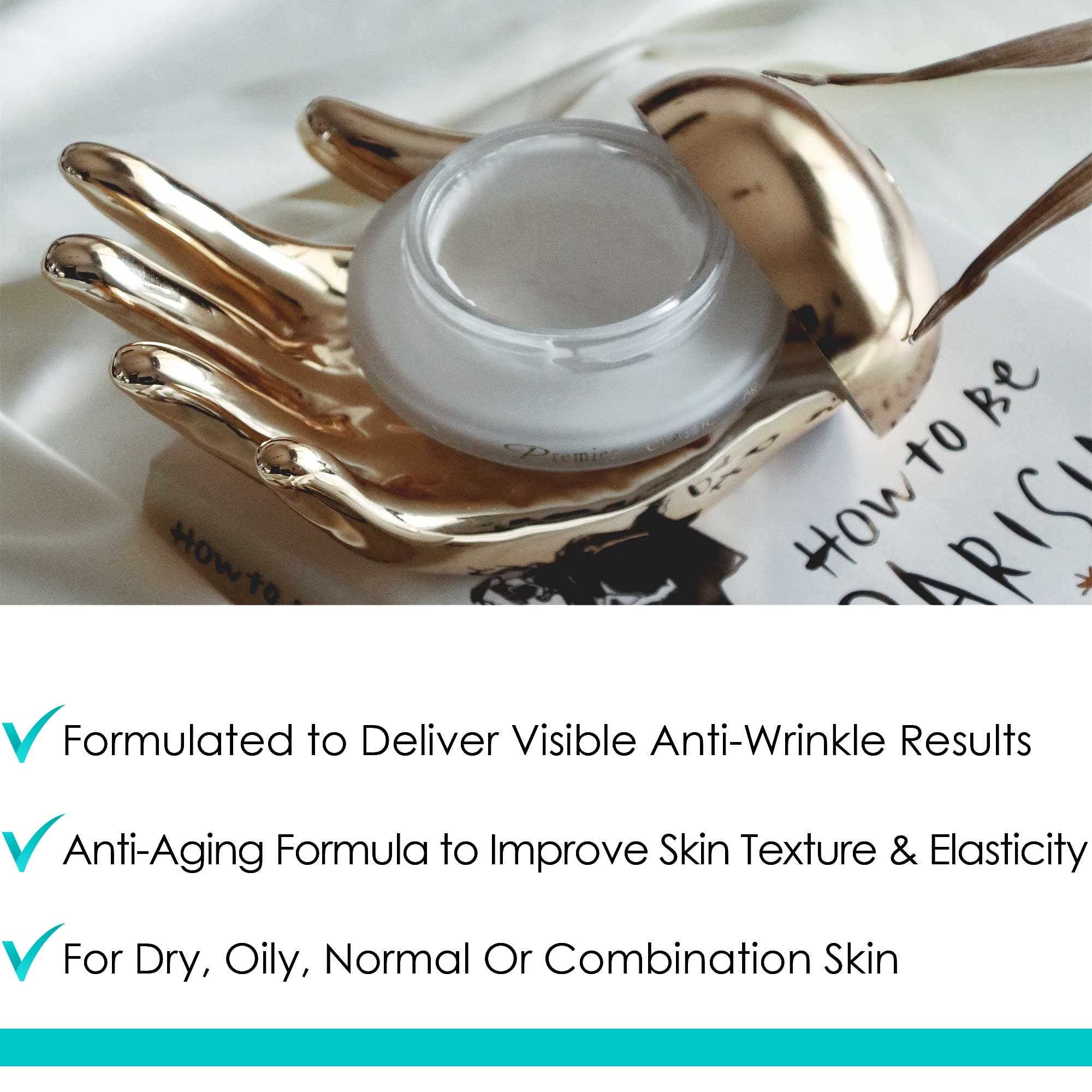 Premier Dead Sea Classic Night Cream – Age-Defying, Nourishing, 2.4 fl oz