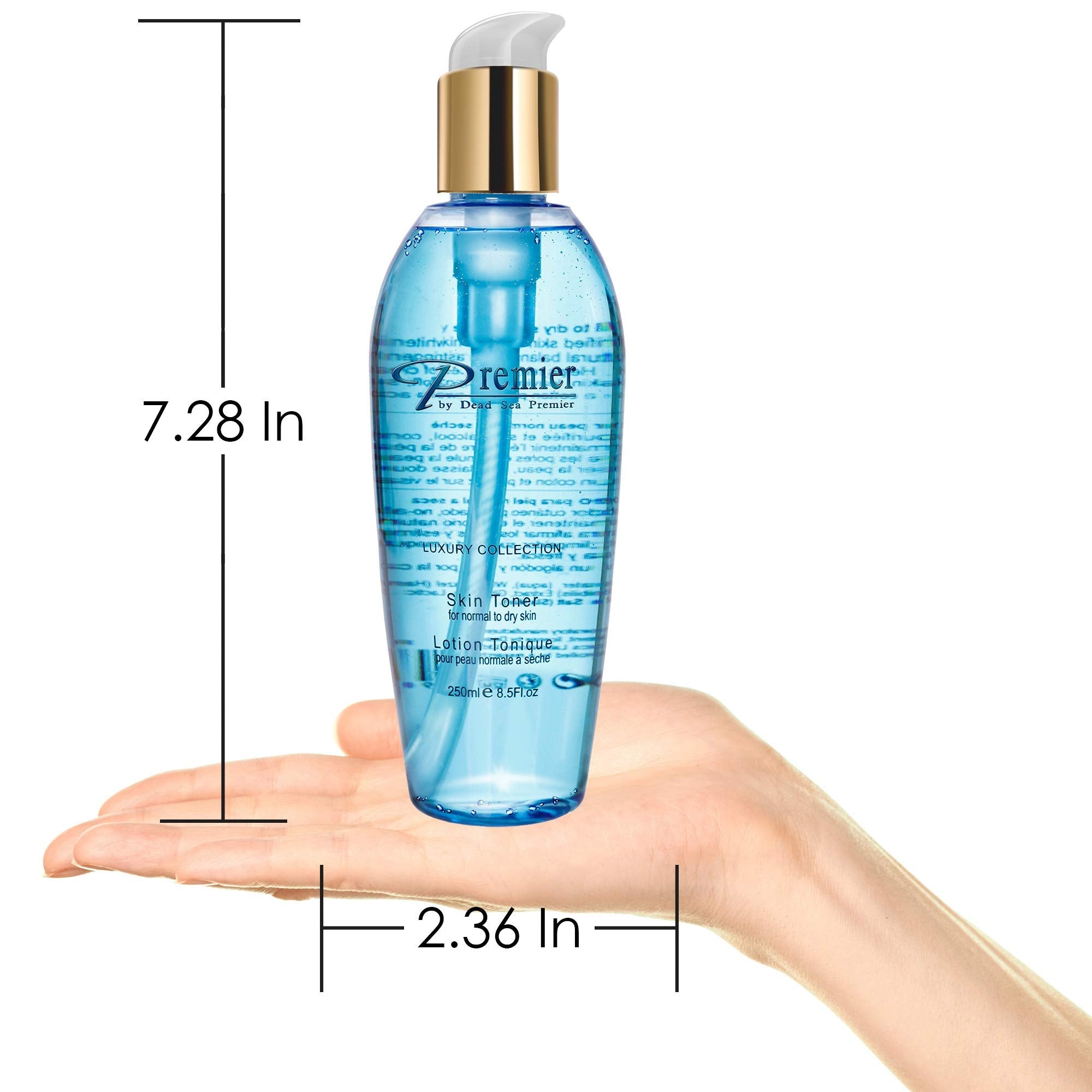 Premier Dead Sea Skin Toner for Normal to Dry Skin | pH 5.5, Alcohol-Free, Gentle & Mineral-Rich