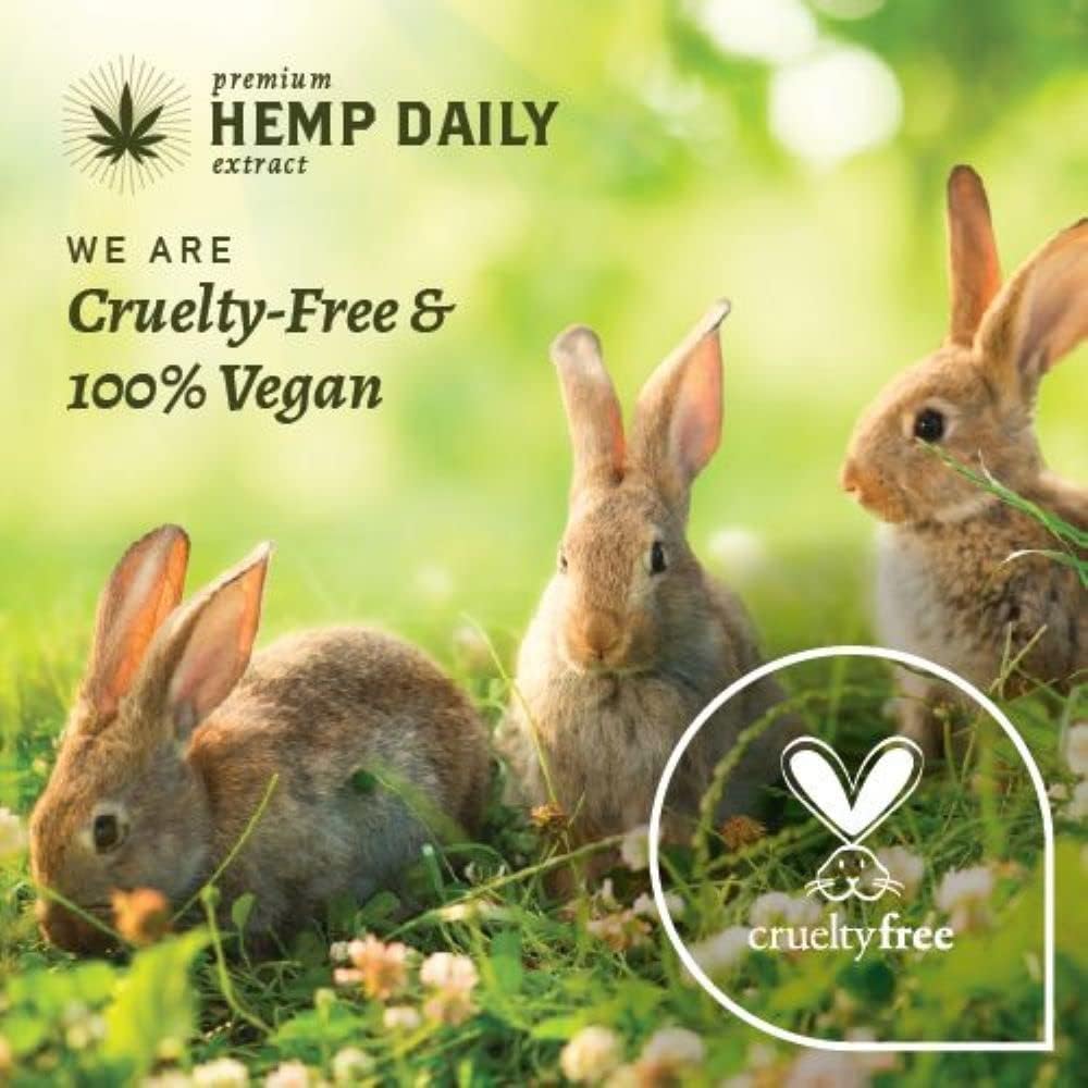 Premium Hemp Daily Cream - Menthol, Argan, Jojoba & Rosehips | Lightweight, Fast-Absorbing Moisturizer | 1.7 oz Pack of 2 | USA-Made, Cruelty-Free
