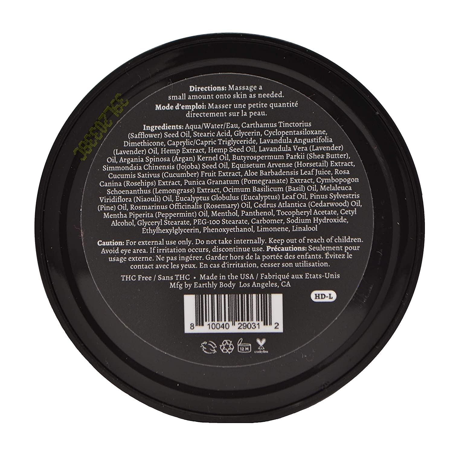 Premium Hemp Extract Daily Intensive Cream Lavender – Organic Topical Rub for Joints & Muscles | Pack of 2