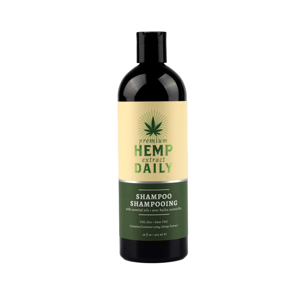 Premium Hemp Extract Daily Hemp Daily Shampoo – Hemp, Argan & Essential Oils, THC-Free | 16 fl oz