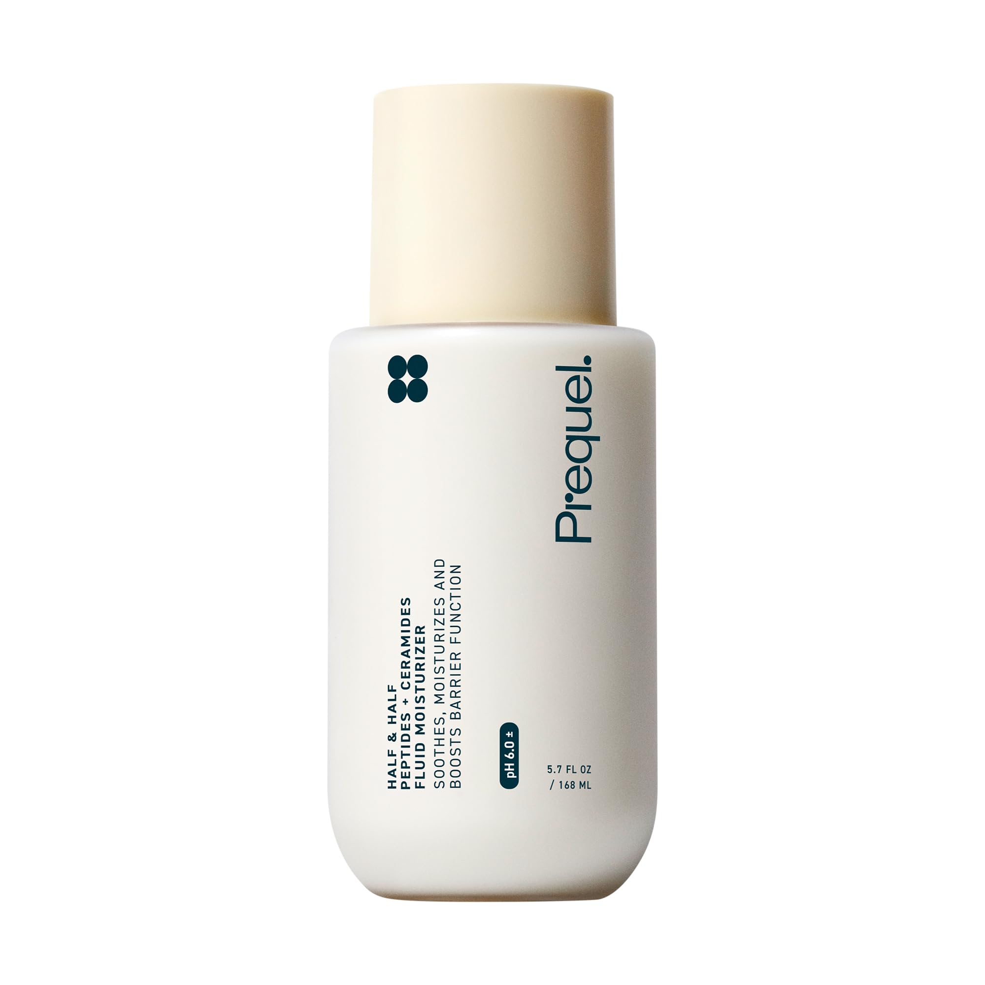 Prequel Skin Half and Half Fluid Moisturizer: Lightweight Ceramide Peptide Lotion