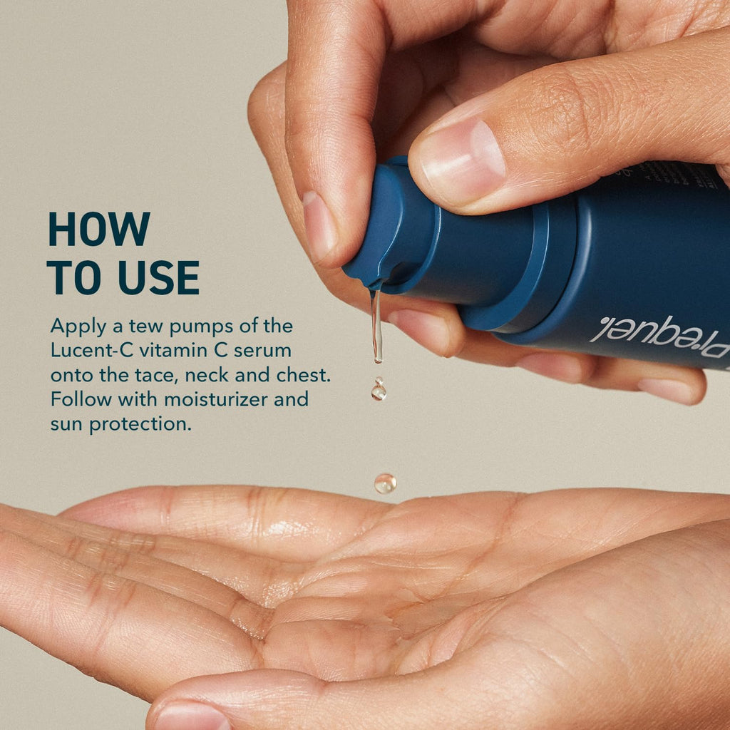 Prequel Skin Lucent-C Vitamin C Serum with Ferulic Acid | 1oz Pump