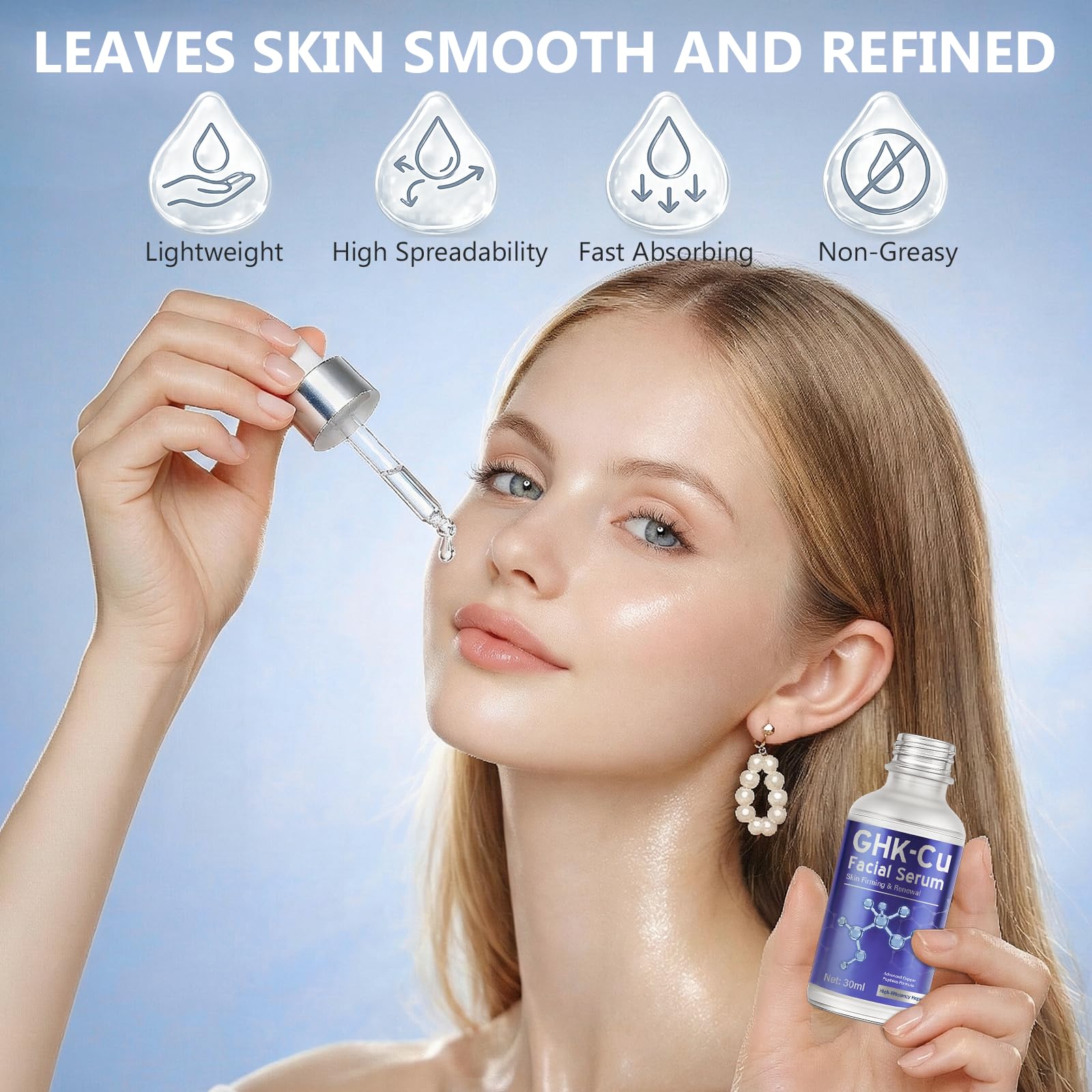 Prettypum GHK-Cu Copper Peptide Serum – Anti-Aging Hydration & Firming