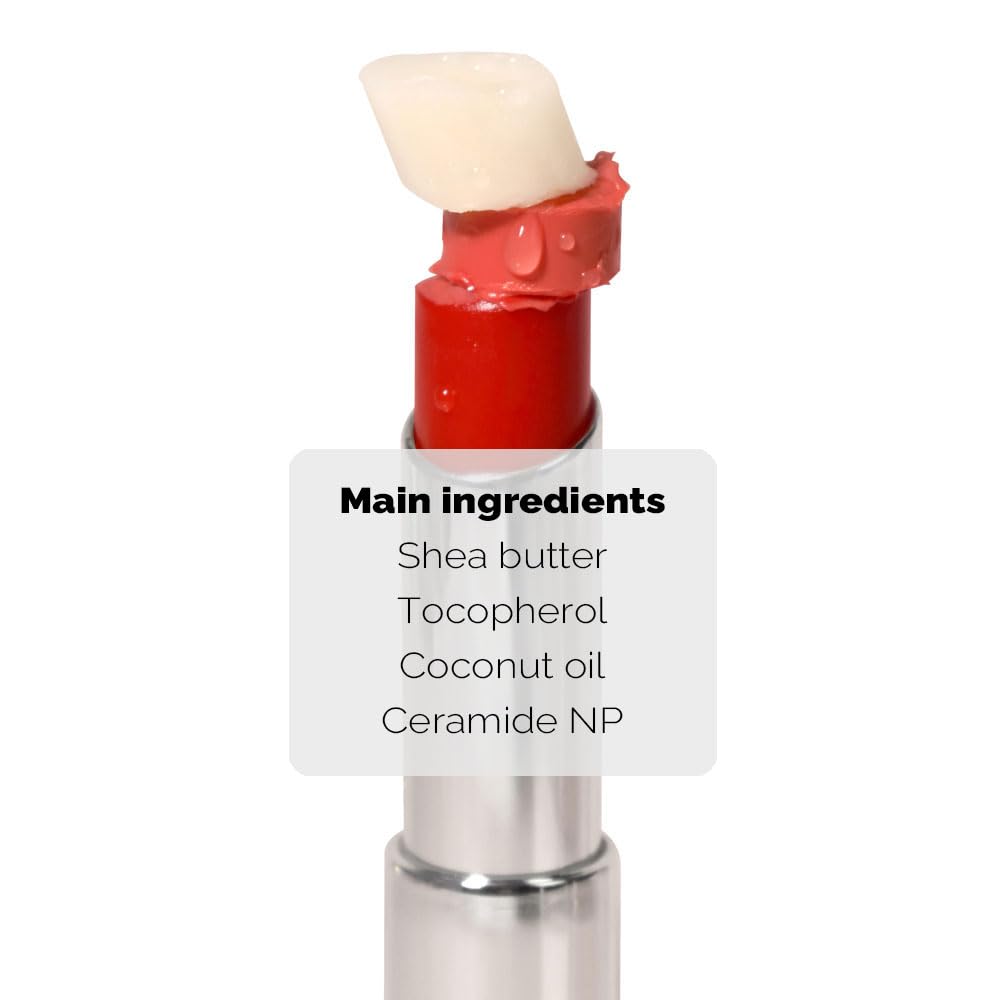 PRETTYSKIN Hydrating Tinted Lip Balm – Aura Coral | Lightweight, Non-Sticky Lip & Cheek Tint