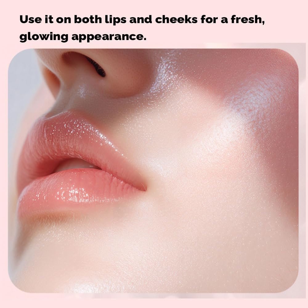 PRETTYSKIN Hydrating Tinted Lip Balm – Aura Coral | Lightweight, Non-Sticky Lip & Cheek Tint
