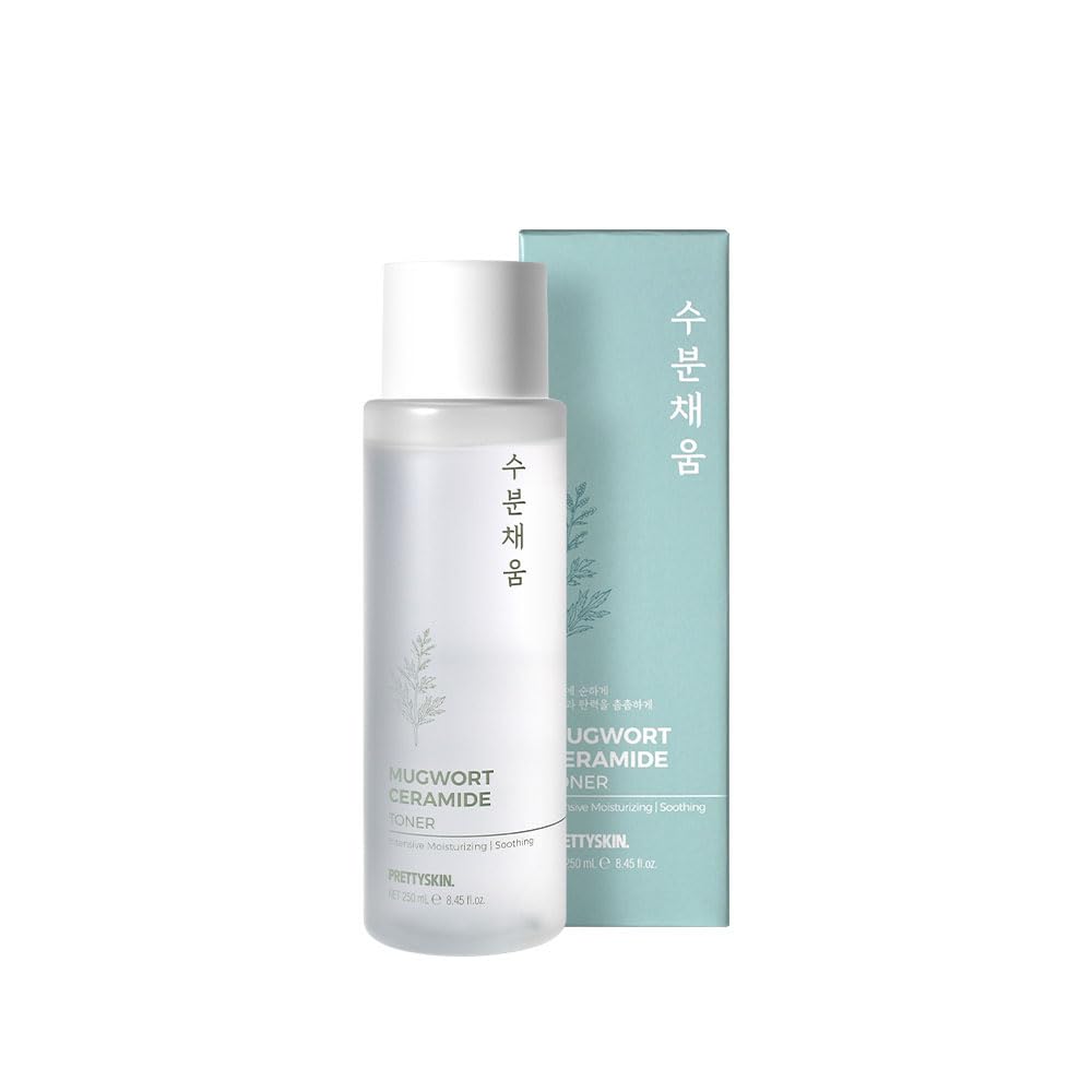 PRETTYSKIN Mugwort Daily Facial Toner for Sensitive Skin – Hydrating, Non-Sticky, Ceramide NP