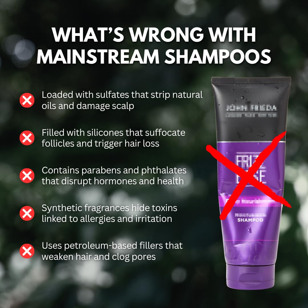 PRIMALS Hair Strengthening Shampoo – Caffeine, Biotin & Raw Honey | Natural, Sulfate-Free Formula