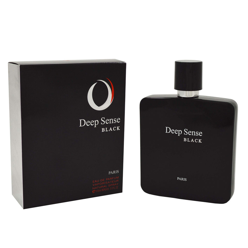 Prime Collection Deep Sense Black Eau de Parfum for Men – 3.3 oz
