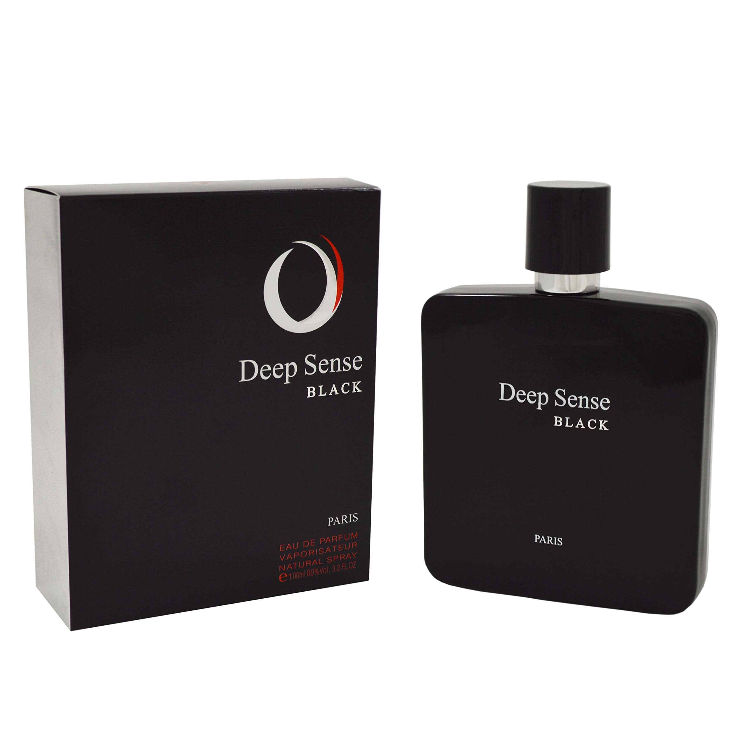 Prime Collection Deep Sense Black Eau de Parfum for Men – 3.3 oz