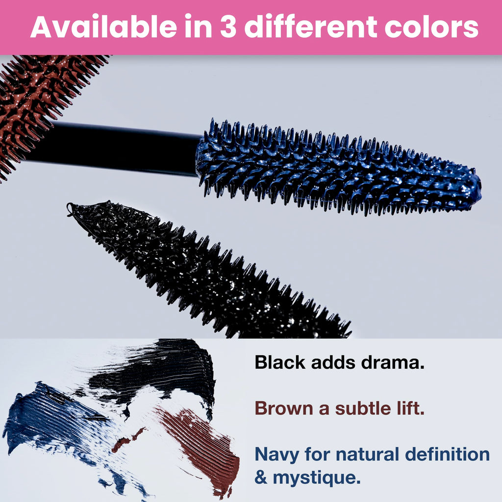 Prime Prometics PrimeLash Mascara – Volumizing, Lengthening for Mature Lashes (Black) | Hypoallergenic, Clump-Free
