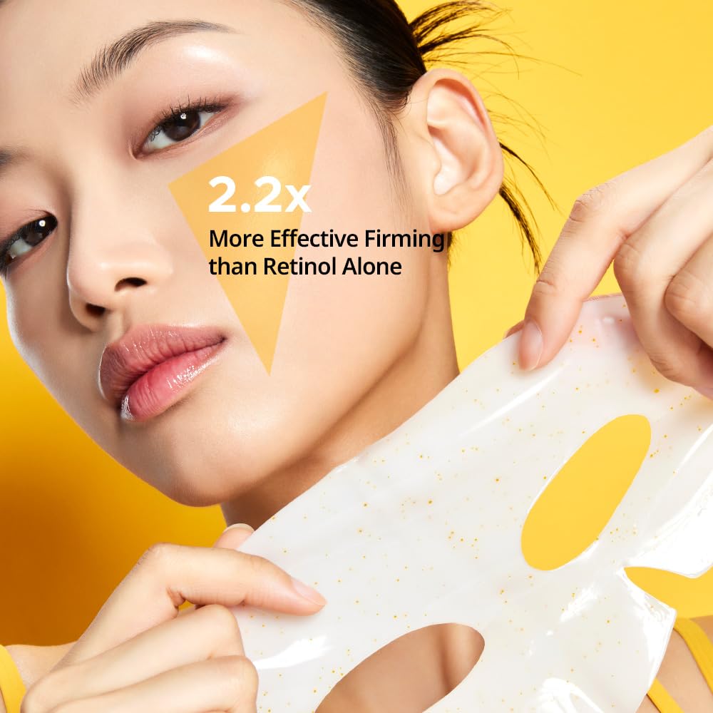 Primera PRMR Vitatinol Serum Gel Mask | Overnight Melting Mask with Vitamin C & Retinol – Pore Tightening, Hydration & Firming (34g x 4)