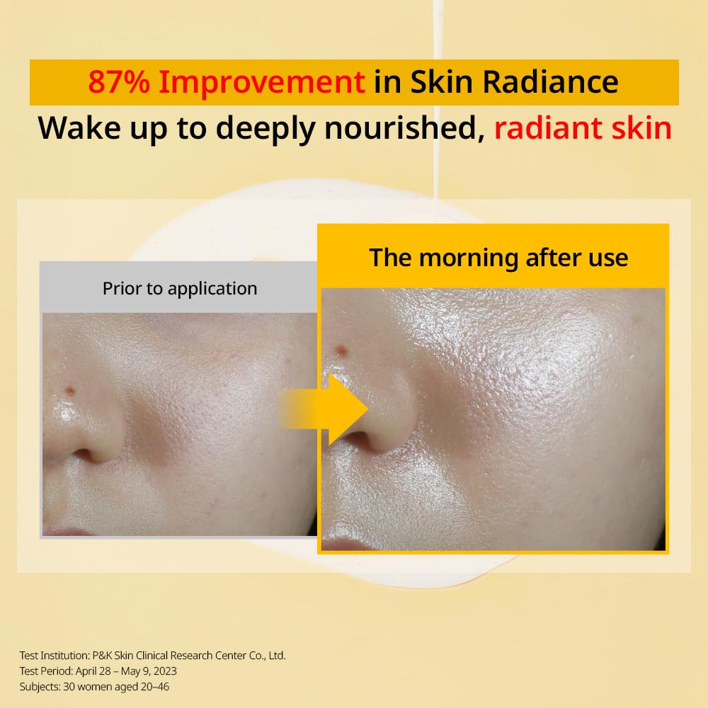 Primera PRMR Vitatinol Serum Gel Mask | Overnight Melting Mask with Vitamin C & Retinol – Pore Tightening, Hydration & Firming (34g x 4)