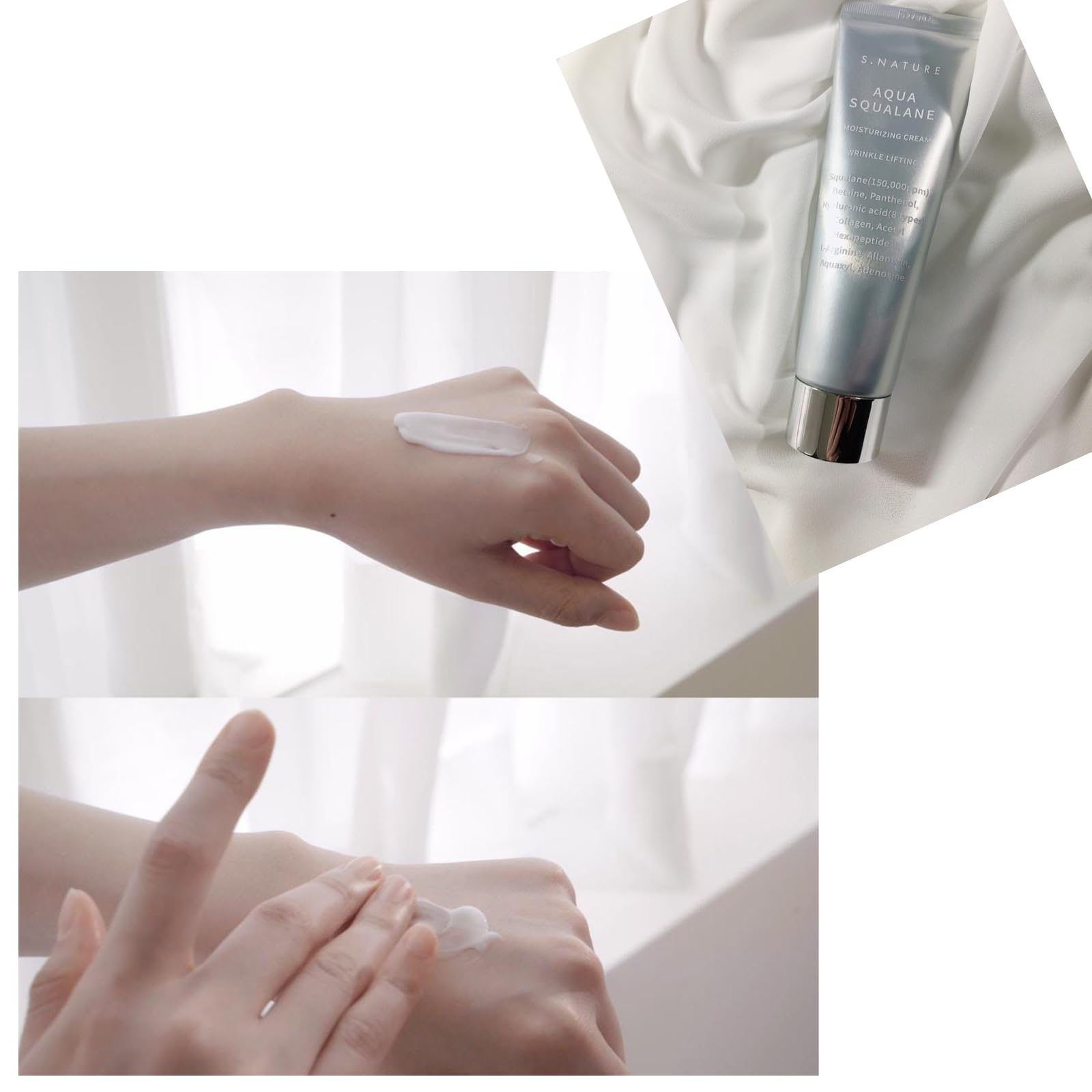 Priming Water Deep Hydration Cream with Squalane – 60ml + 30ml Moisturizer for All Skin Types
