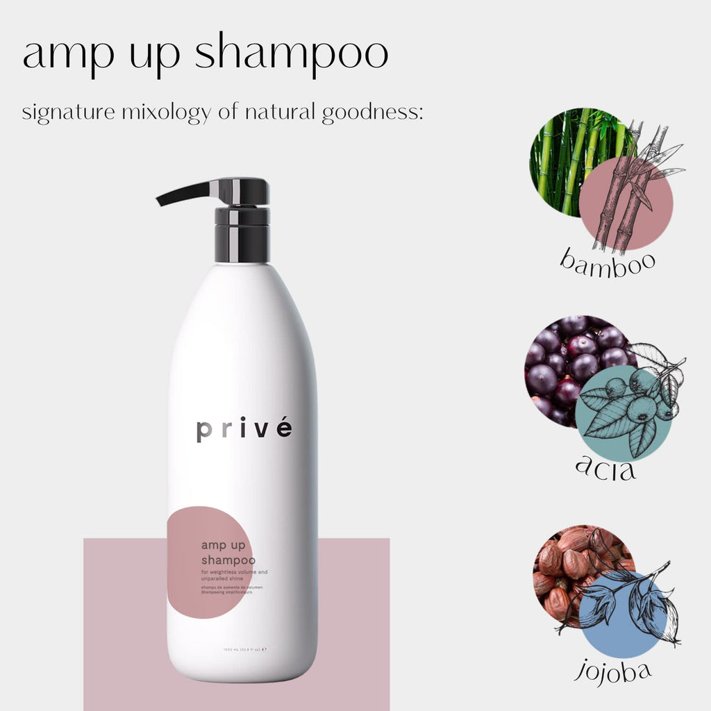 Privé Amp Up Volumizing Shampoo for Fine Hair - 33.8 oz