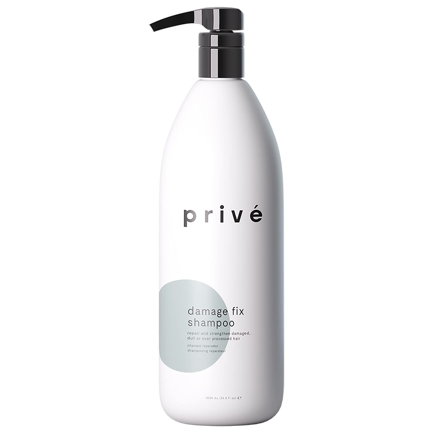 Privé Damage Fix Shampoo – Sulfate-Free Repair for Damaged Hair (33.8 oz) for Women & Men