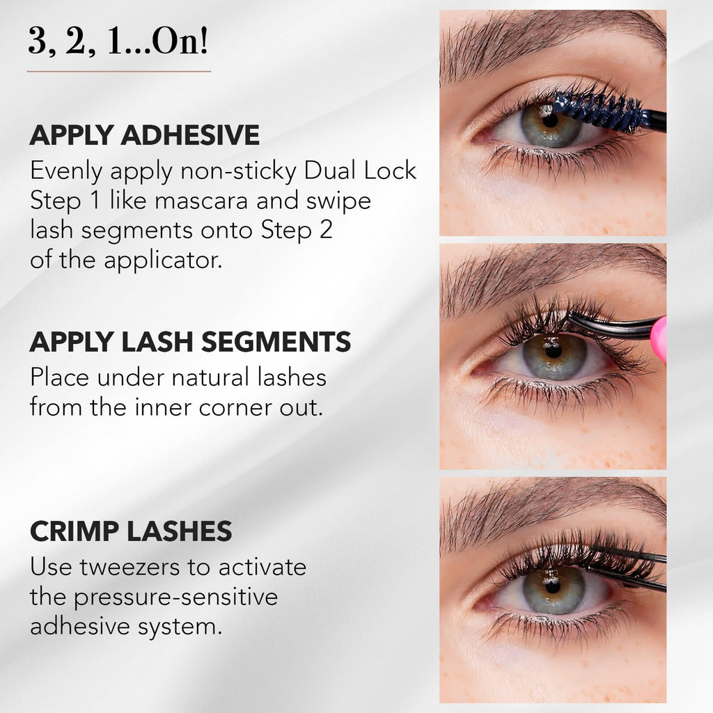 Pro Lash SoftWear Clean Girl Mini Lash Clusters Kit – Original No. 35, 7-Day Wear