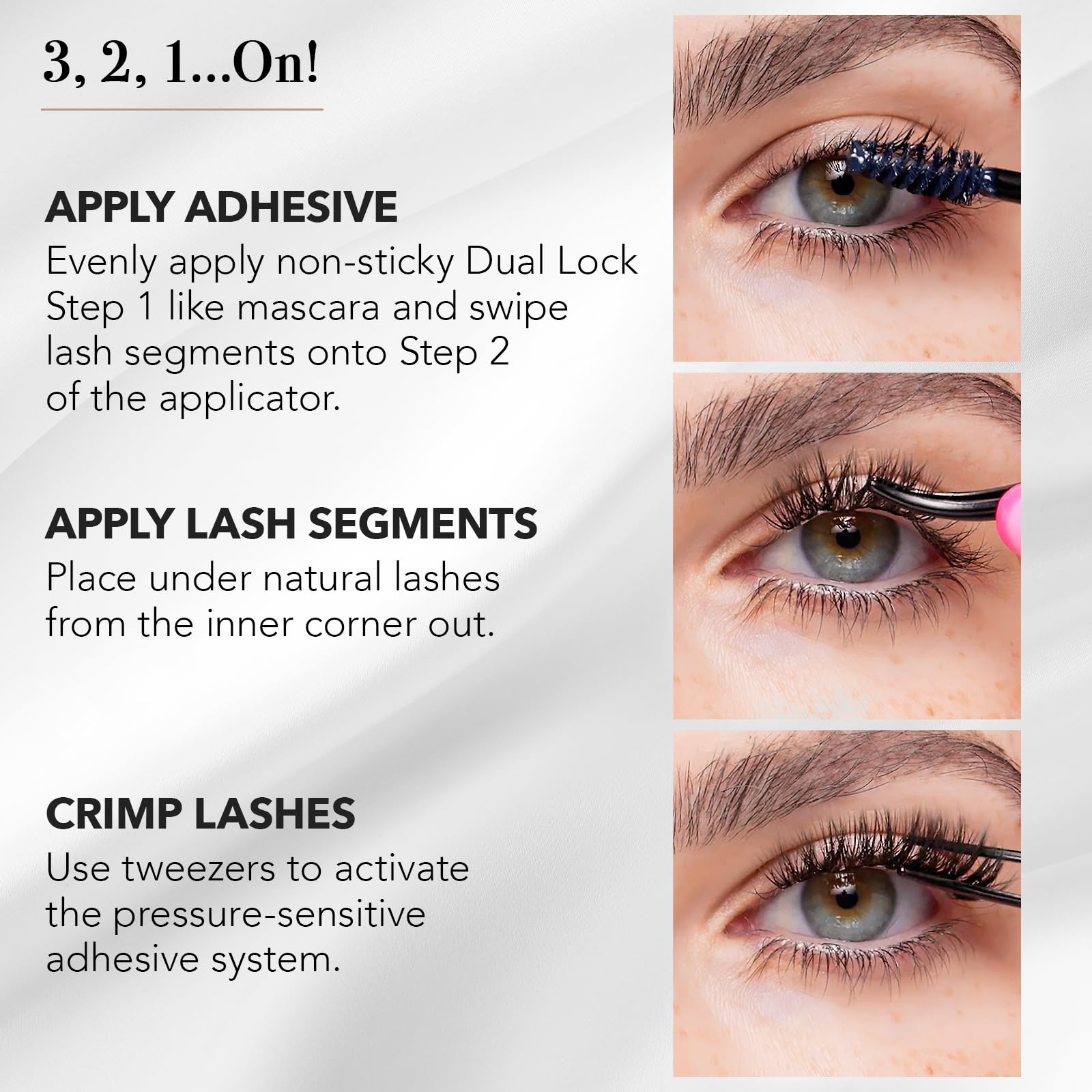 Pro Lash SoftWear Cat Eye No. 08 Black Lash Clusters – 7-Day Waterproof, Lightweight