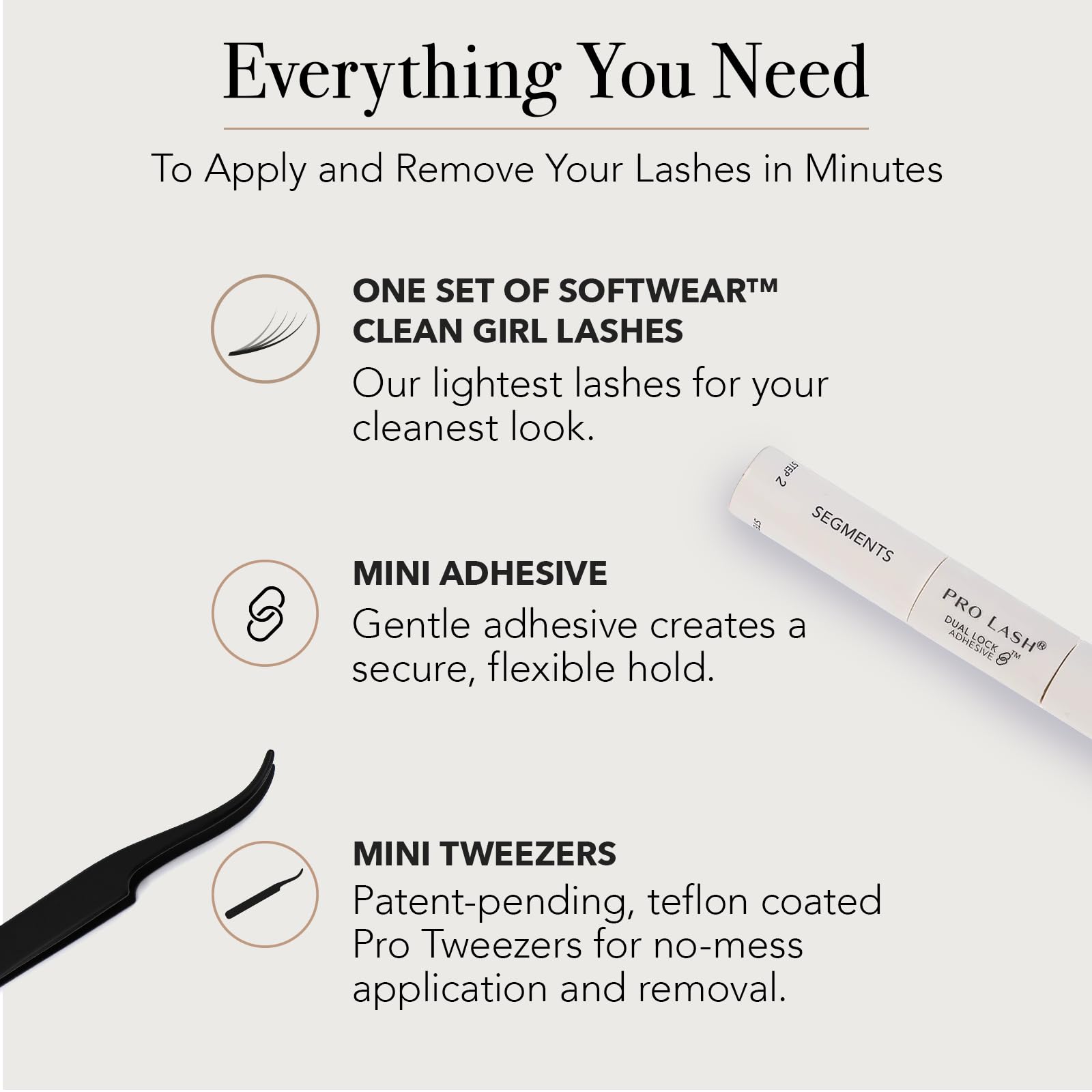 Pro Lash SoftWear Clean Girl Mini Lash Clusters Kit – Cat Eye No. 39