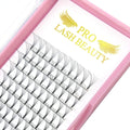 PRO LASHBEAUTY Premade Volume Lashes 5D-D-0.07 18mm – Short Stem, Vegan