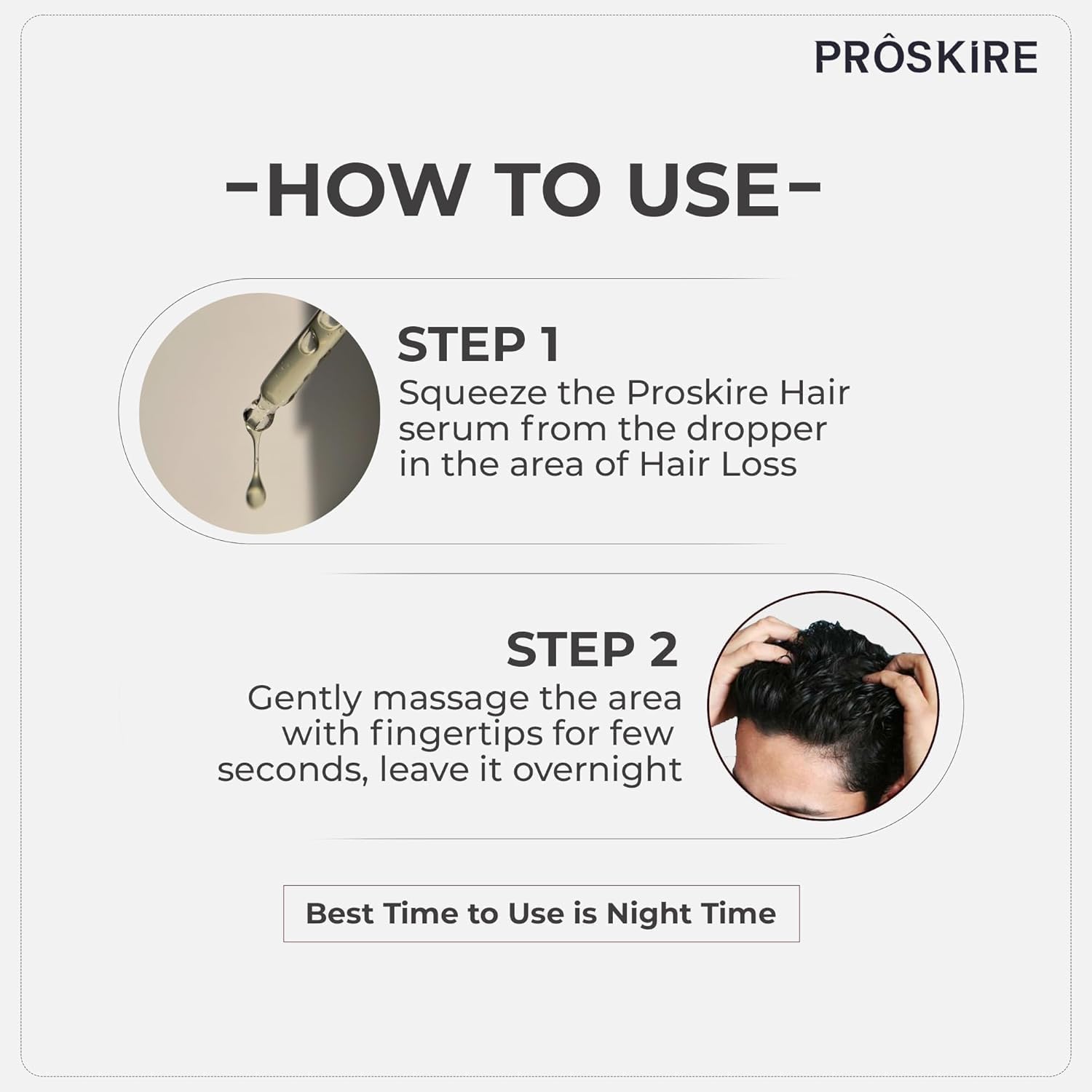 Pro-skir'e Intense Hair Growth Serum with Redensyl, Anagain, Capilia Longa, Biotin & Ashwagandha