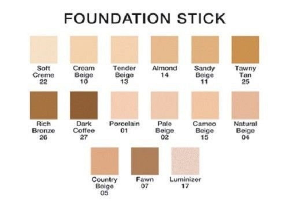 Probeautyco Foundation Stick SPF 15 – Cream to Matte Full Coverage (Natural Beige)