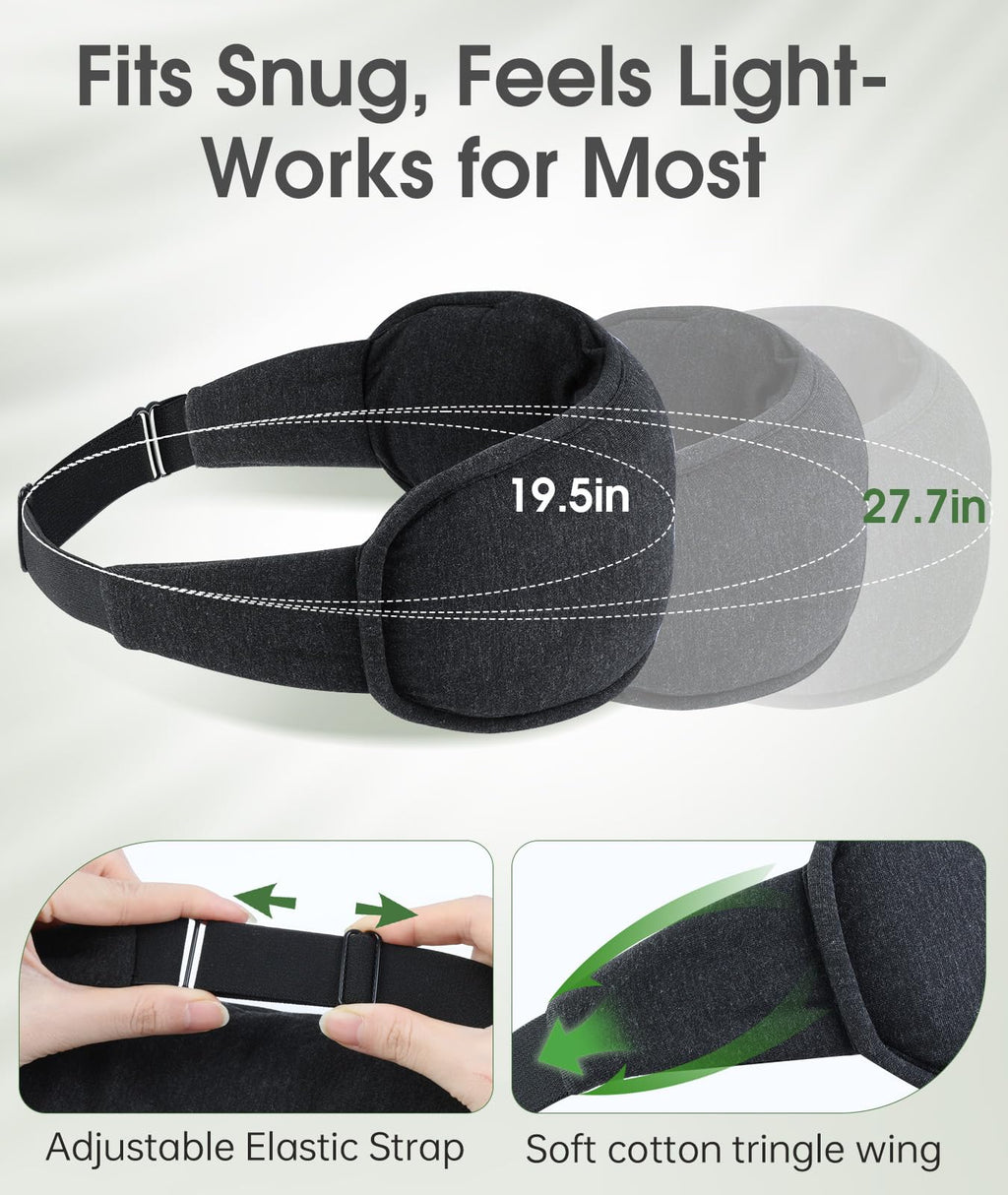 ProCIV Detachable Heated Eye Mask – Cordless Warmth & Cold Therapy for Deeper Sleep