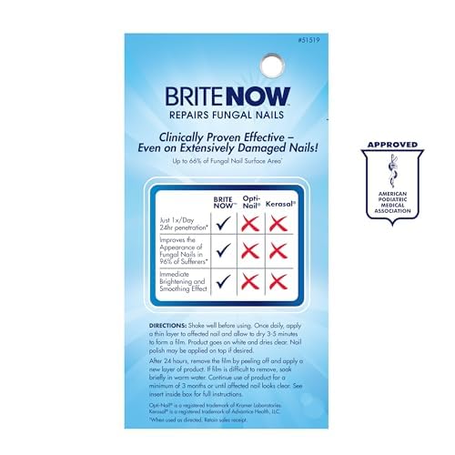 ProClearz Brite Now Nail Treatment - Peel-Away Nail Repair, Brightening & Smoothing, 0.5 oz
