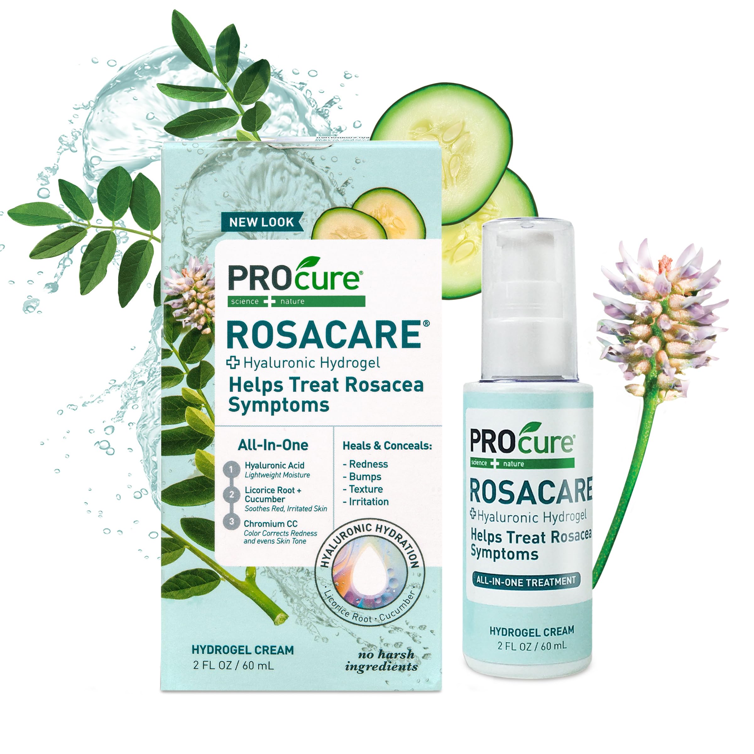 PROcure Rosacare CC Hydrogel – Soothing Color-Correcting Hydration, 2 fl oz