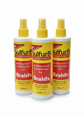 Sulfur8 Treatment Antidandruff Conditioner Trio - Dandruff Relief & Scalp Care for Braids & Protective Styles, 8 fl oz