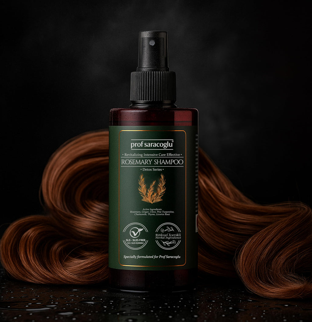 Prof Saracoglu Rosemary Mint Complex Hair Care Mist – Sulfate-Free Detangler & Scalp Treatment (6.76 fl oz)