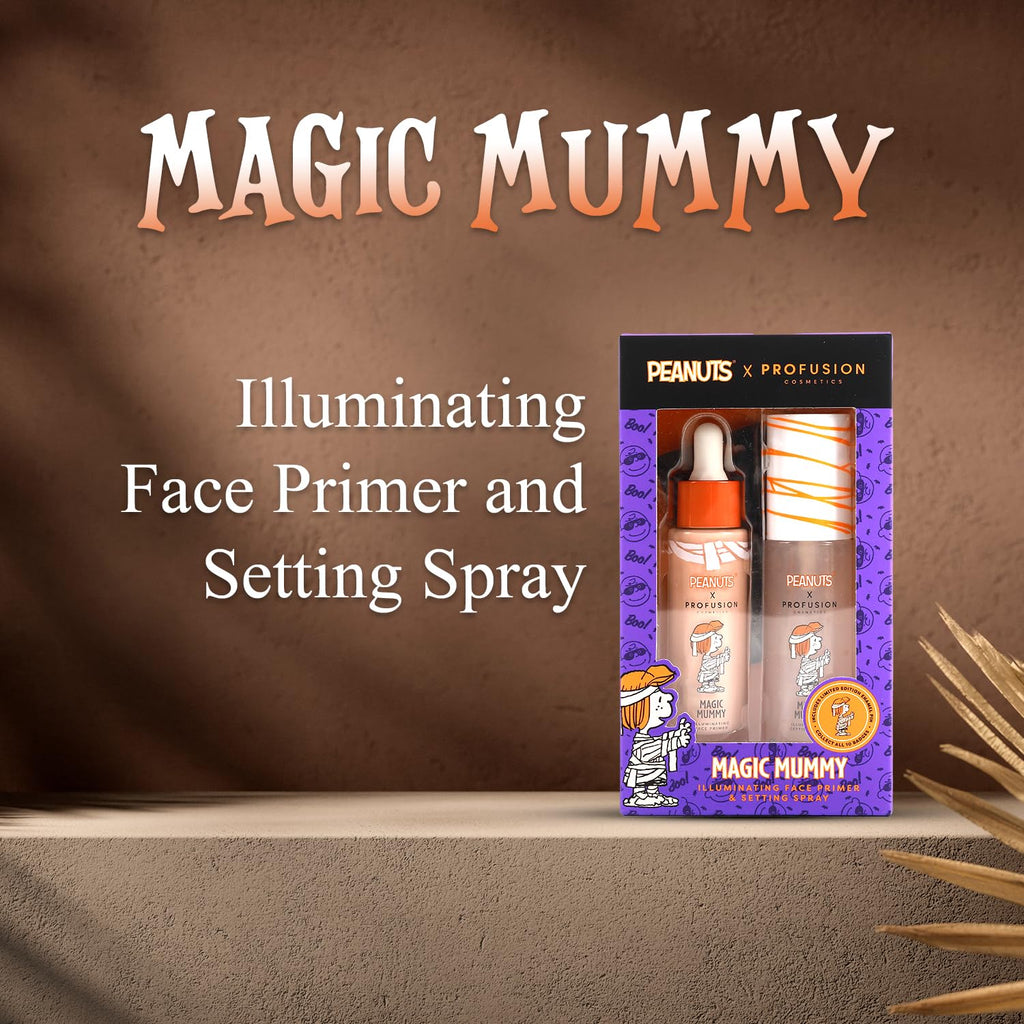 Profusion Cosmetics Peanuts Magic Mummy Illuminating Primer & Setting Spray