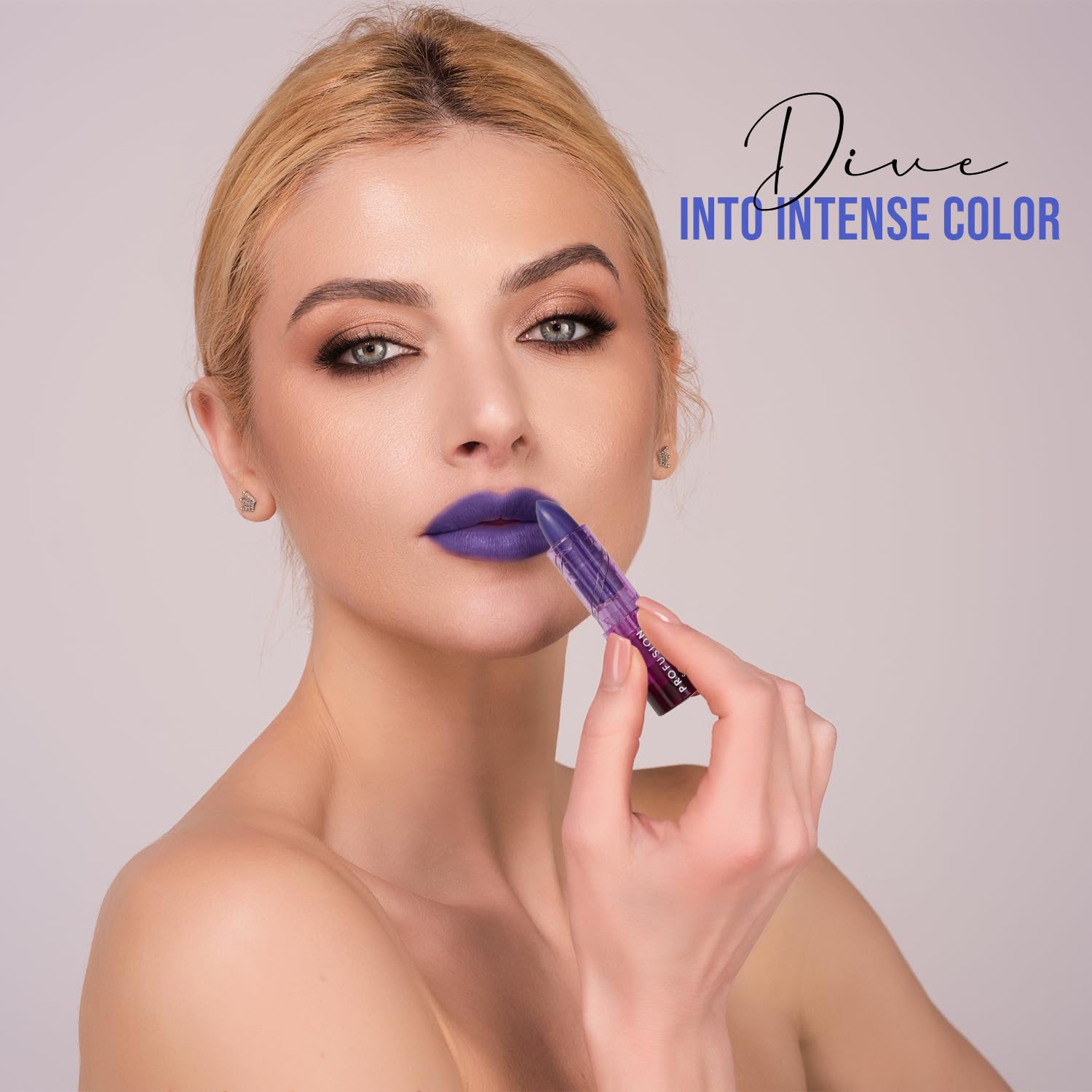 Profusion Cosmetics Sea Witch Lip Envy 3-Piece Satin Lipstick Set | Long-Wearing Vegan Lip Color