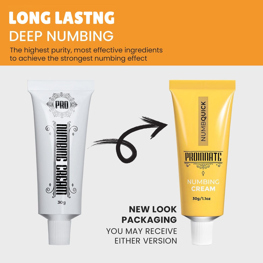 Proinnate Numbing Cream Max Strength: Fast Local Relief with Menthol, Arnica & Emu Oil (30g)