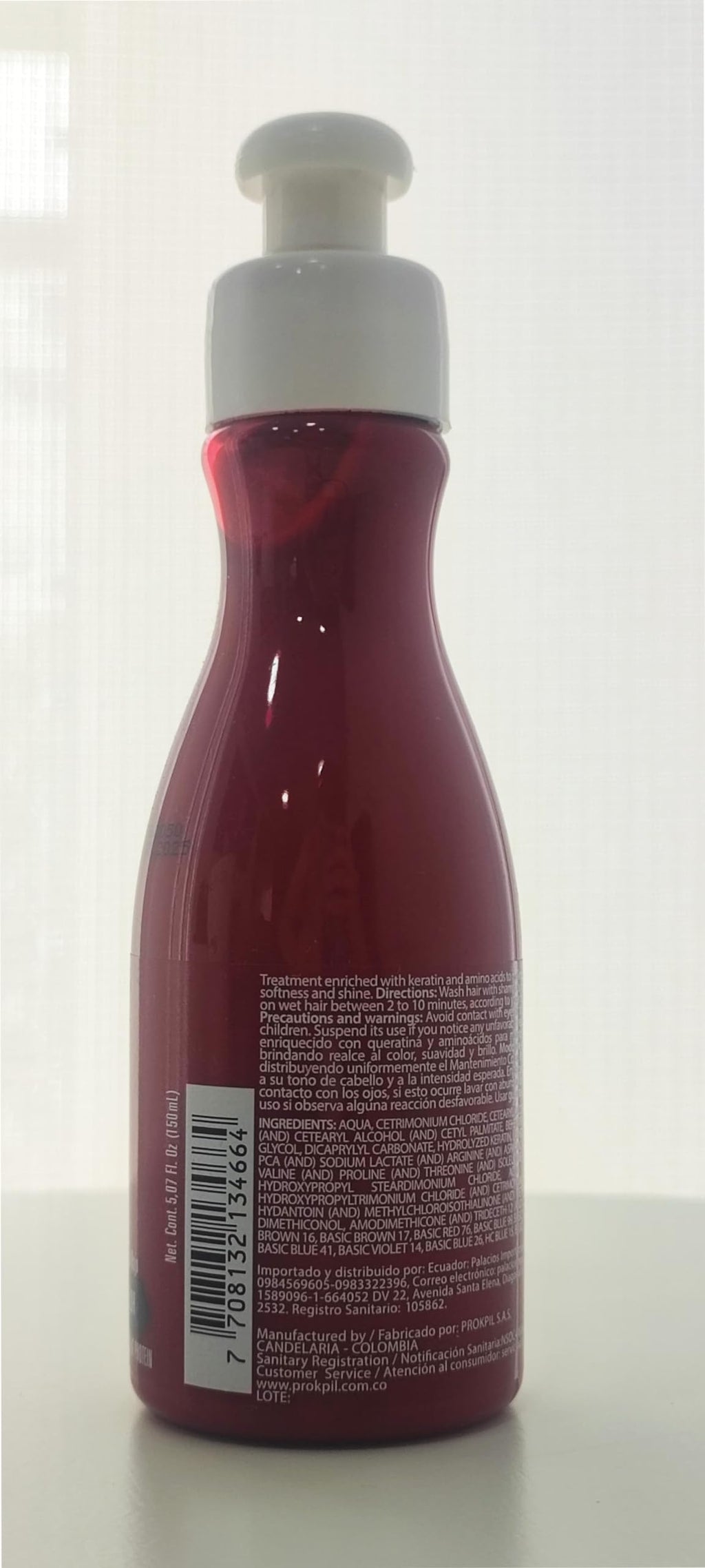 Prokpil Red Maintenance Mask for Ginger Hair – Color-Toning Treatment 150ml