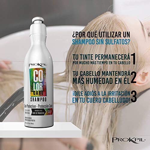 Prokpil Colored Hair Shampoo – Salt-Free, Paraben-Free, Color Protection, No Frizz