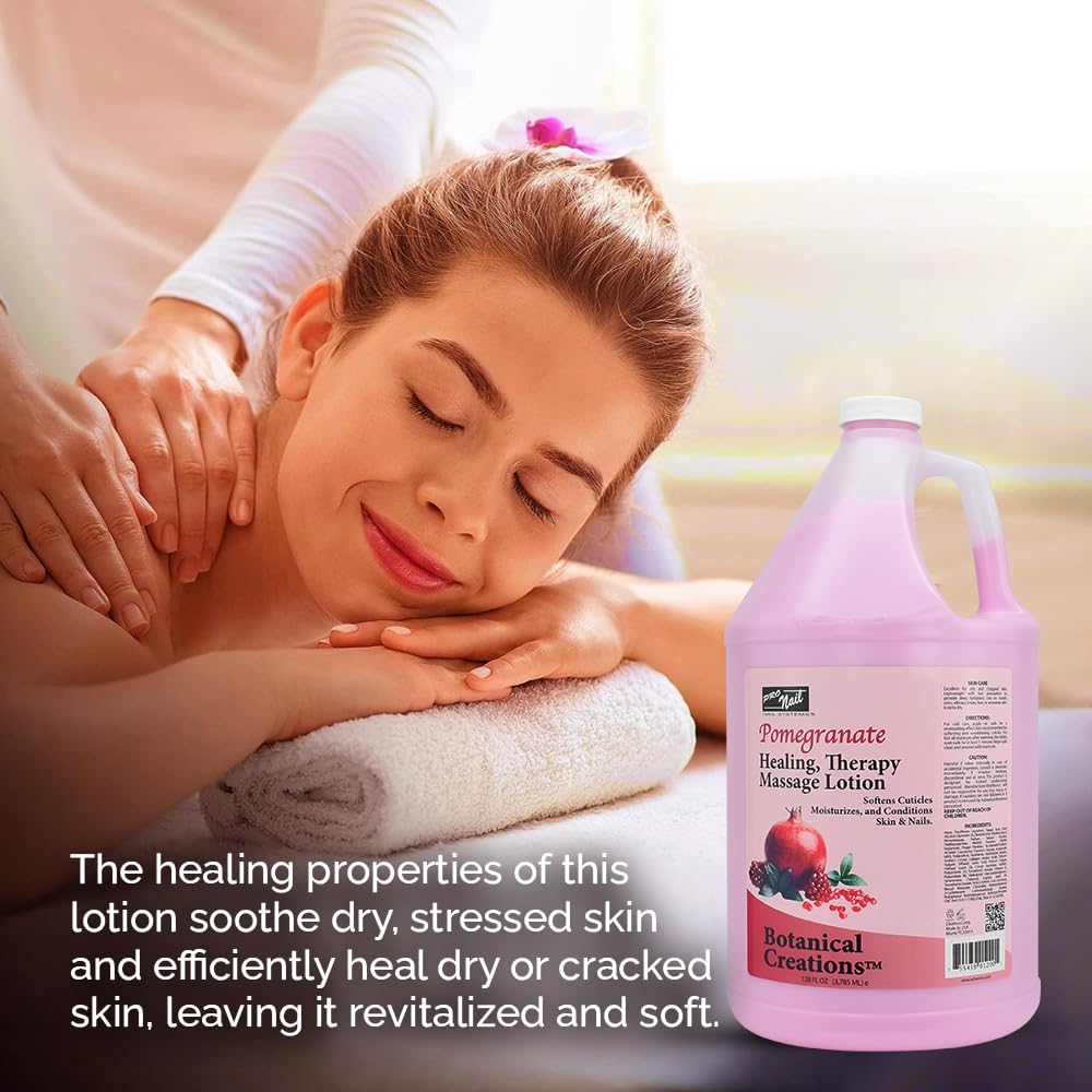 PRO NAIL Healing Therapy Massage Lotion - 128oz | Professional Pedicure & Body Hydration